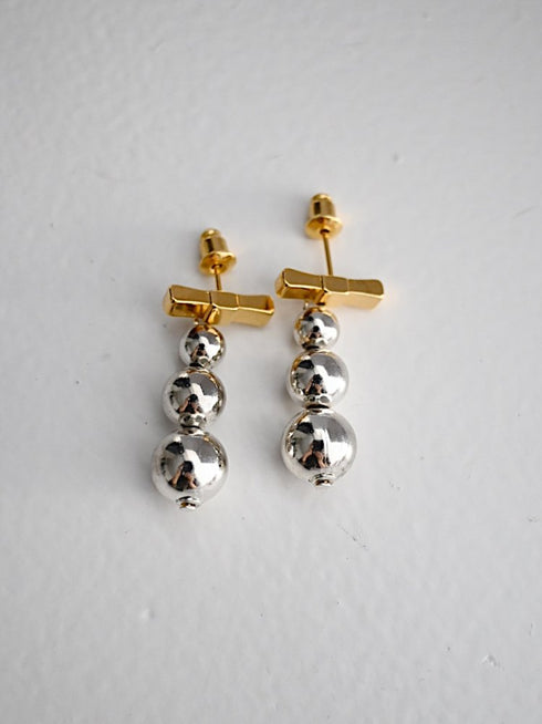 414. noble ribbon † pierce/earring
