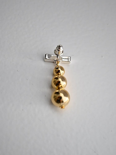 414. noble ribbon † pierce/earring