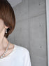 414. noble ribbon † pierce/earring