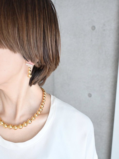 414. noble ribbon † pierce/earring