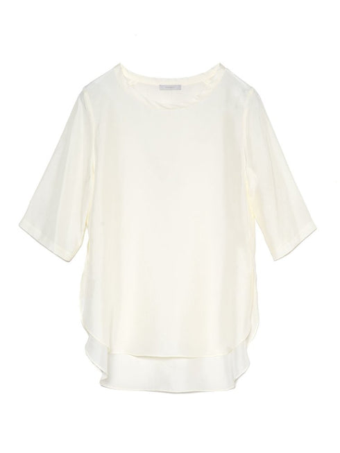 silk tee blouse