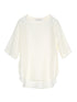 silk tee blouse
