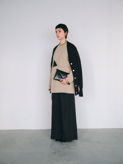 1010. 【basic line】basic long cardigan