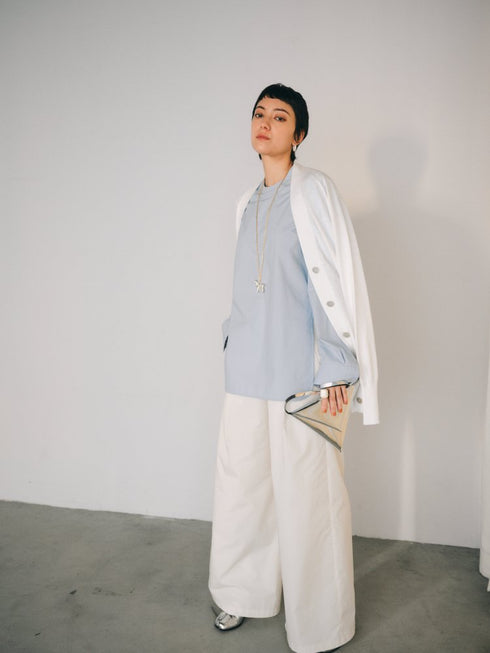 【basic line】airy wide pants(即納)