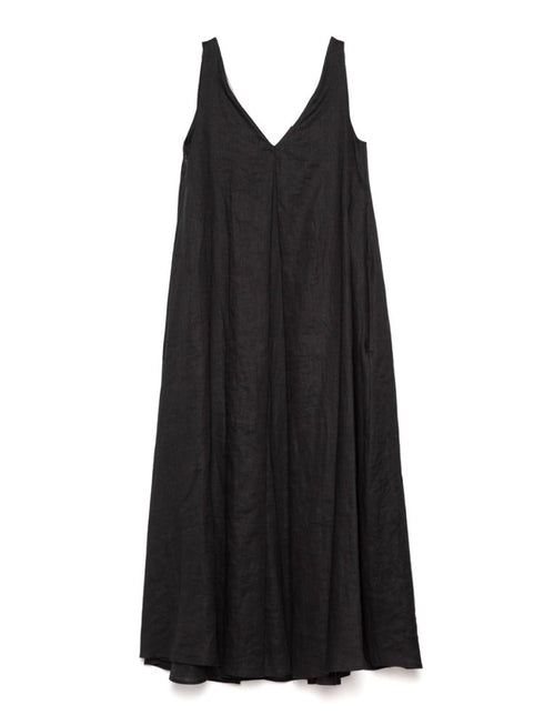 maxi linen dress
