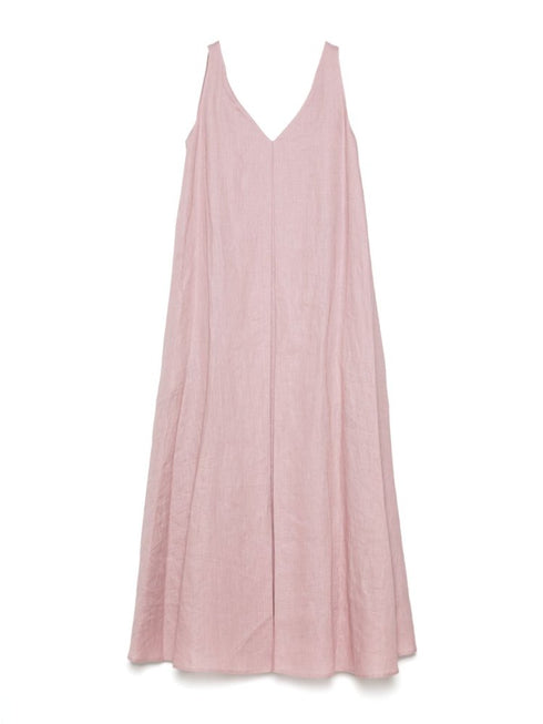 maxi linen dress