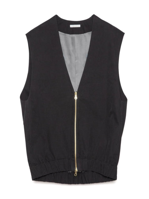 round back zip vest