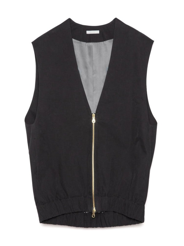 round back zip vest