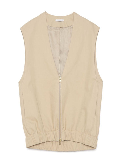 round back zip vest