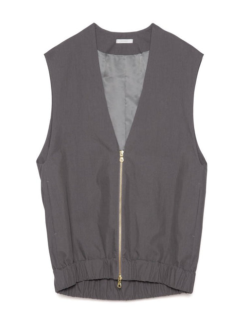 round back zip vest