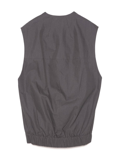 round back zip vest