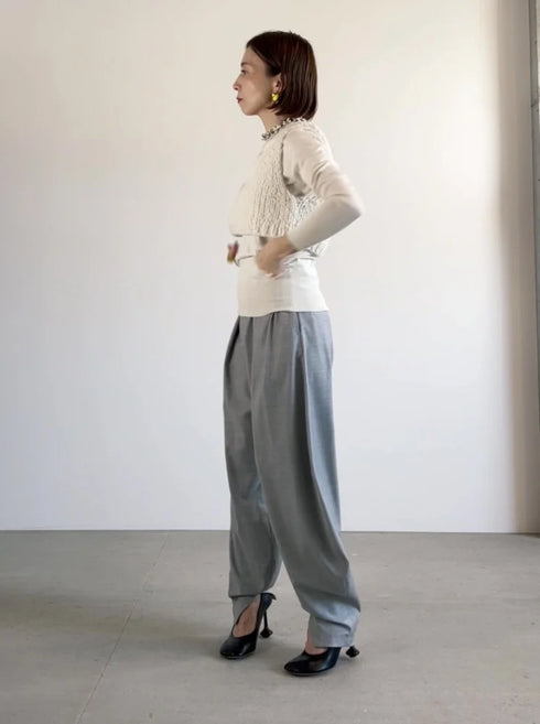 1087. luxe knit 03 bustier (baby cashmere)