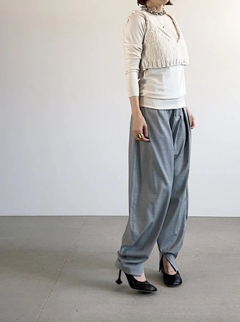 1087. luxe knit 03 bustier (baby cashmere)