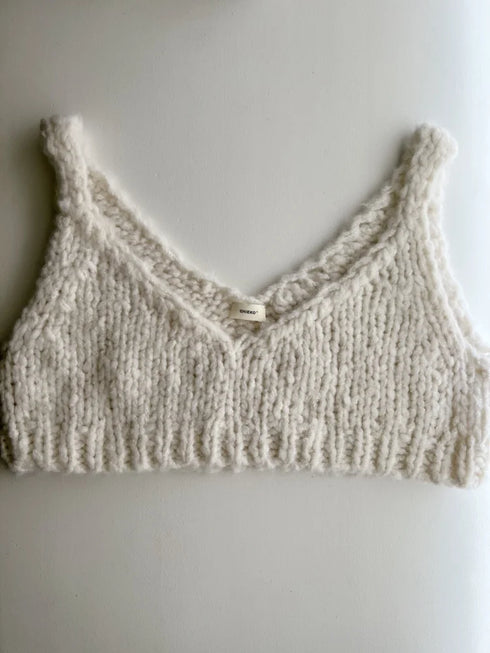 1087. luxe knit 03 bustier (baby cashmere)