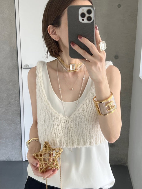 luxe knit 03 bustier (baby cashmere)