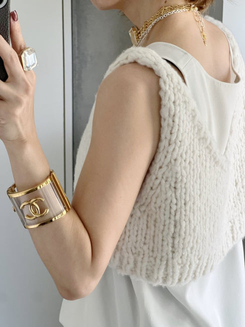 luxe knit 03 bustier (baby cashmere)