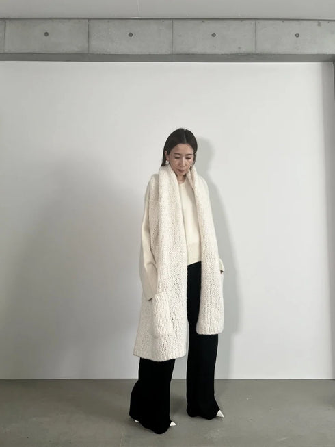 luxe knit 04 stole (baby cashmere)
