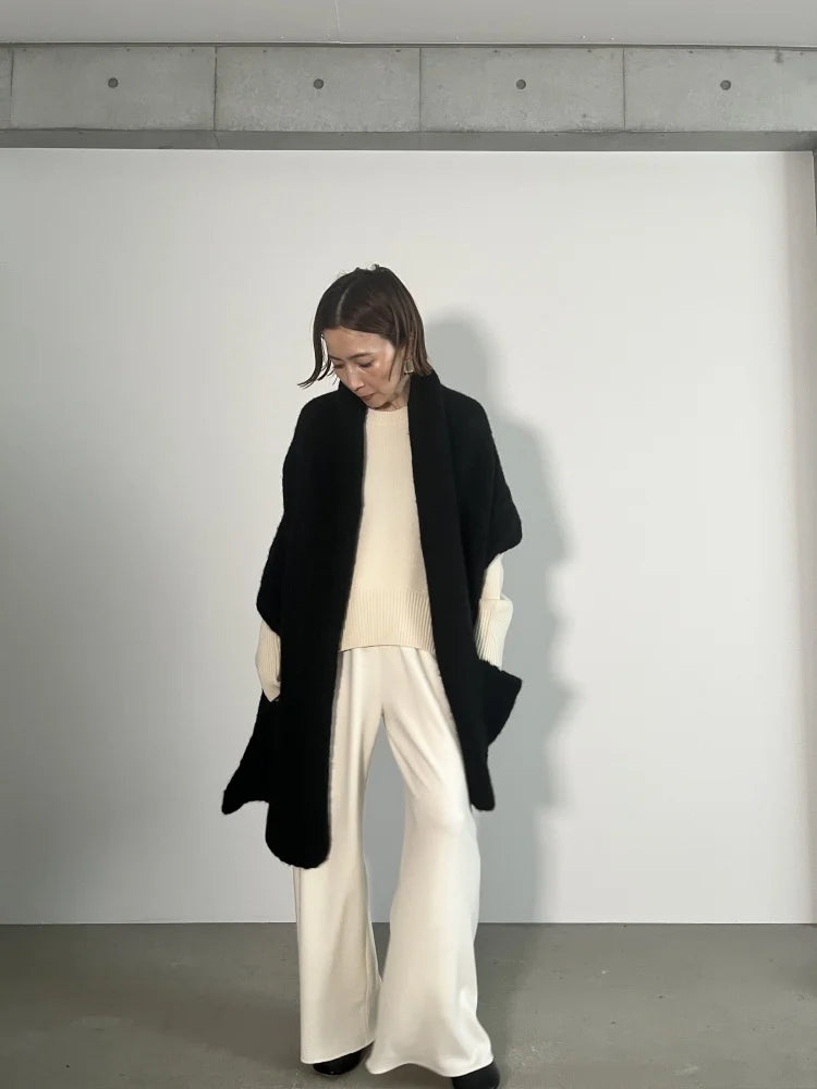luxe knit 04 stole (baby cashmere)|CHIEKO+(チエコプラス luxe knit 04 stole (baby cashmere)|CHIEKO+(チエコプラス