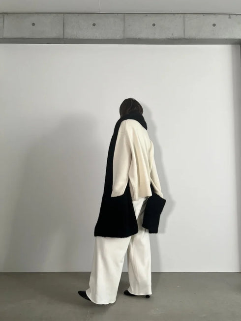 luxe knit 04 stole (baby cashmere)