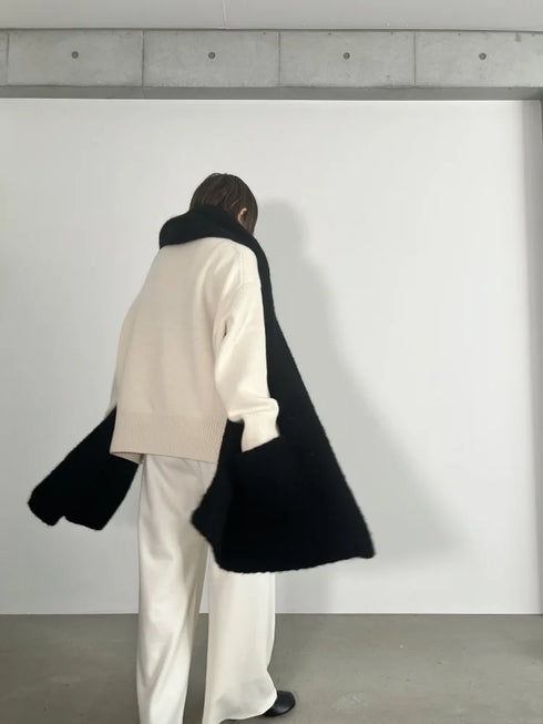 luxe knit 04 stole (baby cashmere)