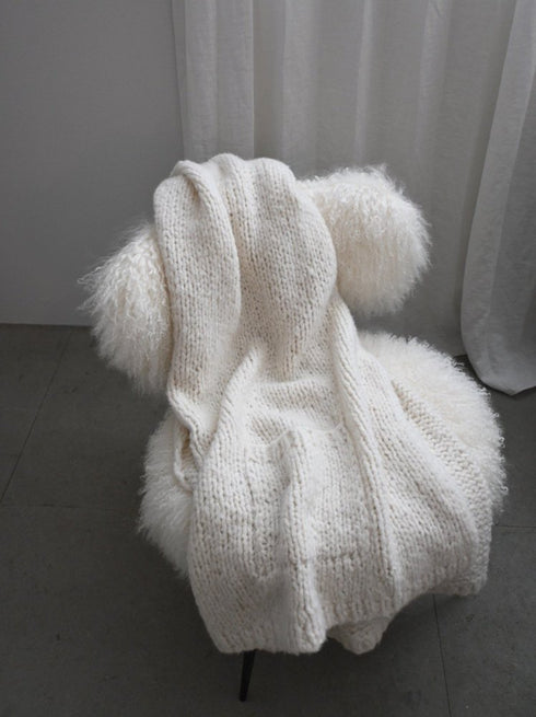 luxe knit 04 stole (baby cashmere)