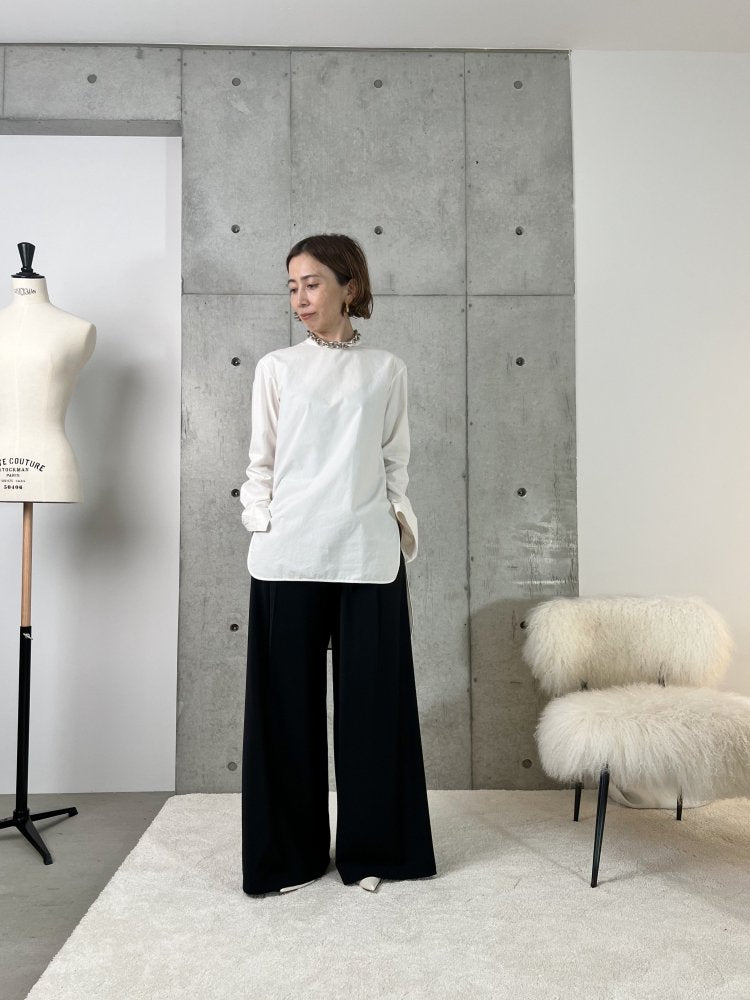 CYLINDER silk wool pants｜CHIEKO+(チエコプラス)公式通販