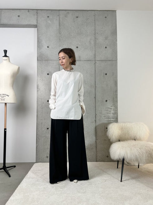 CYLINDER silk wool pants