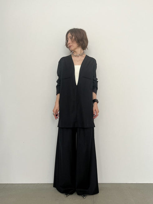 CYLINDER silk wool pants