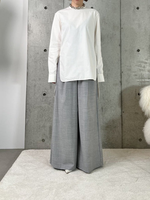 CYLINDER silk wool pants