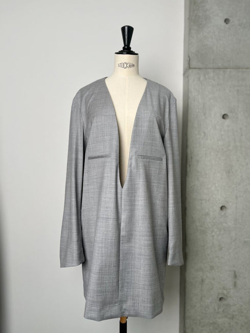 DEEP-V silk wool pullover