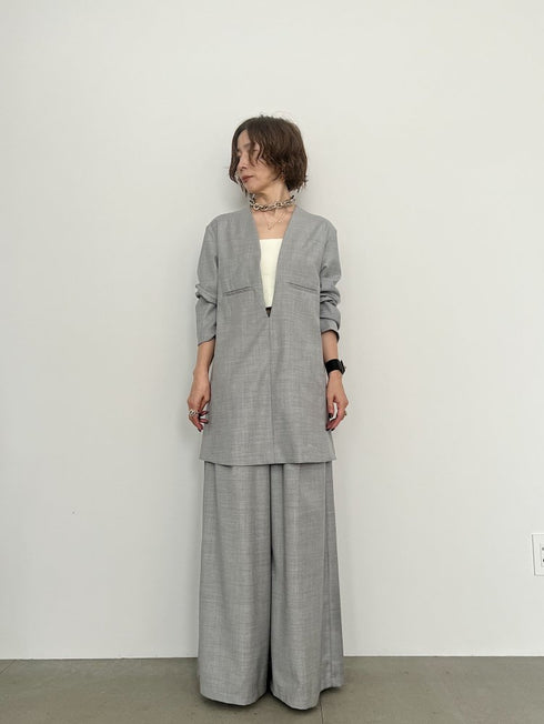 DEEP-V silk wool pullover