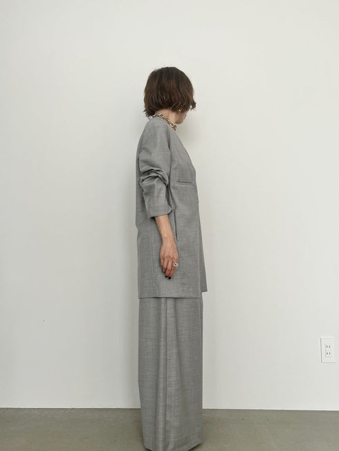 DEEP-V silk wool pullover