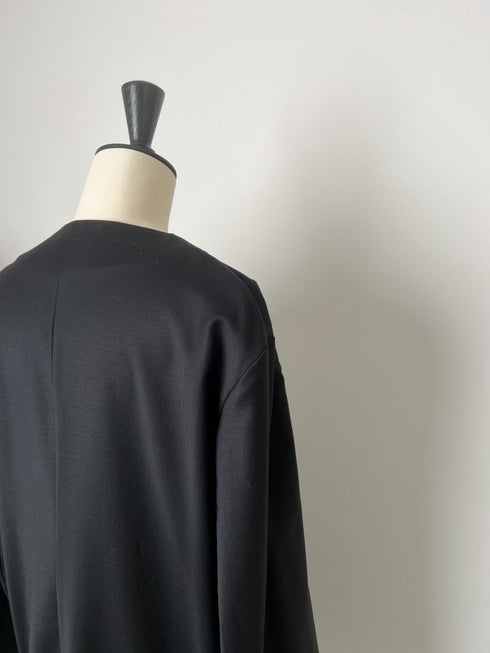 DEEP-V silk wool pullover