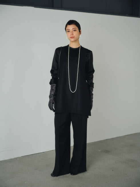 center press wide pants - virgin wool