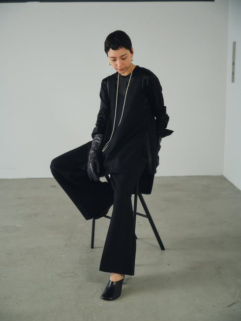 center press wide pants - virgin wool