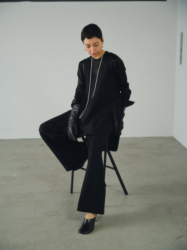 center press wide pants - virgin wool