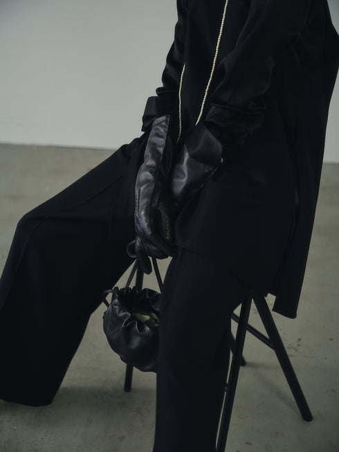 center press wide pants - virgin wool