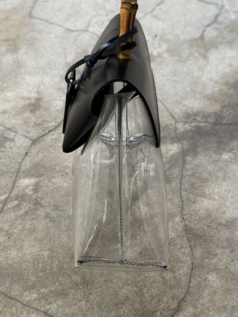 ORIGAMI- bamboo clear bag