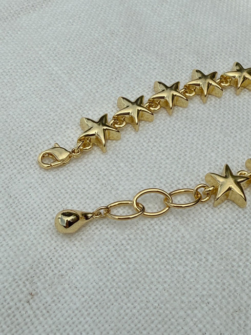 ✧ NEW ✧ star chain bracelet