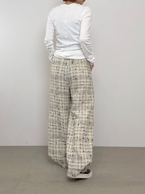 ✧ NEW ✧ Italian tweed easy pants(予約商品)