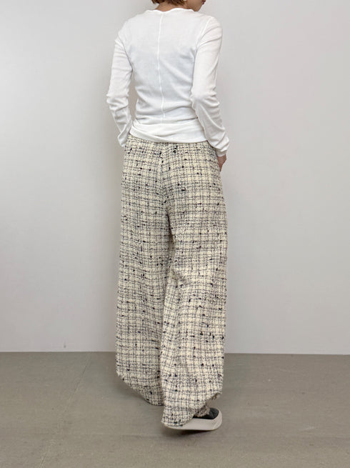 1025. Italian tweed easy pants
