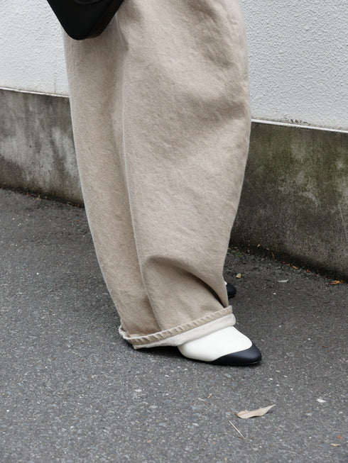 1206. cocoon denim-vintage beige(予約商品)