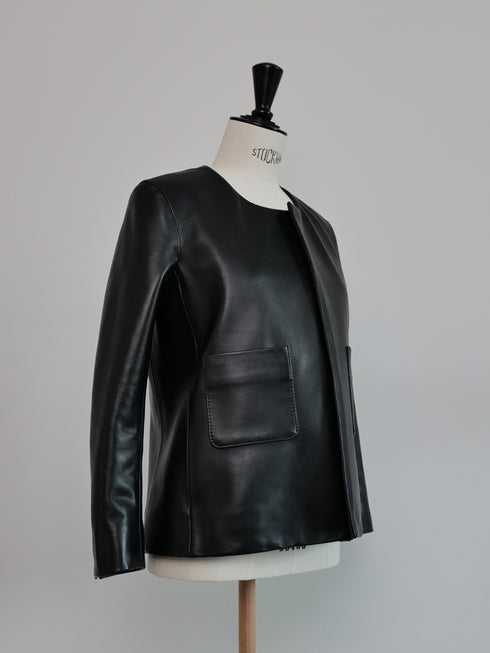 1205. Entrefino lamb leather jacket 02(予約商品)
