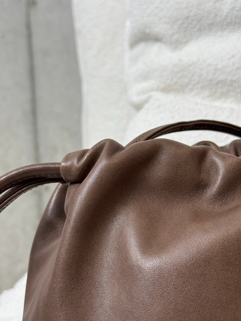 lamb leather shoulder bag