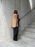 1201. Elise shearling cape jacket(予約商品)※ギフトあり