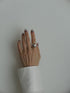7. Big heart ring