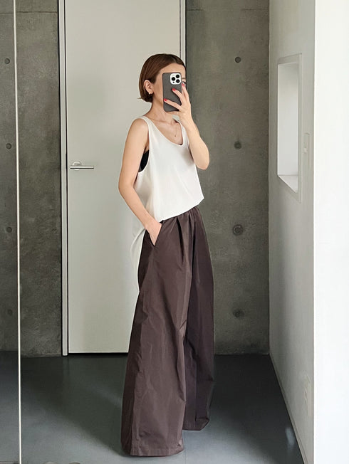 【basic line】airy wide pants(予約商品)