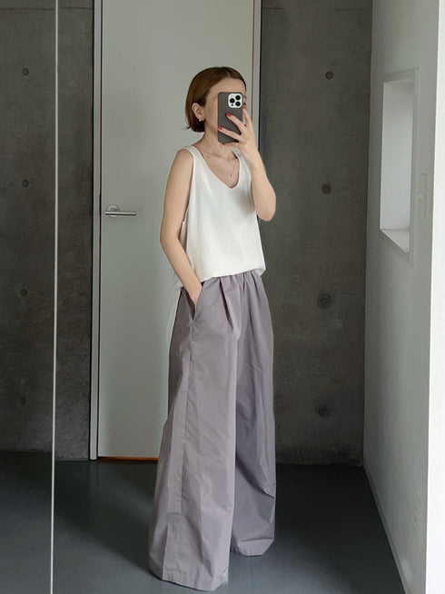 【basic line】airy wide pants(予約商品)