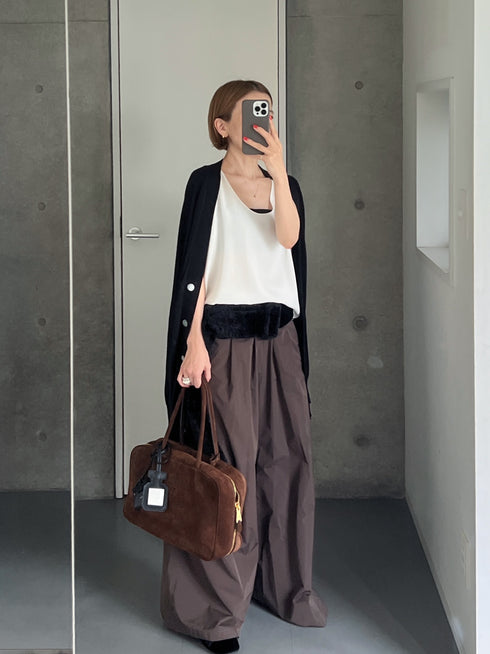 【basic line】airy wide pants(予約商品)