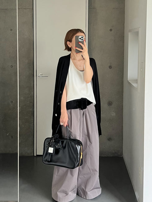 【basic line】airy wide pants(予約商品)